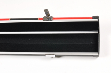 Black & Red Patchwork ¾ Halo Snooker Cue Case